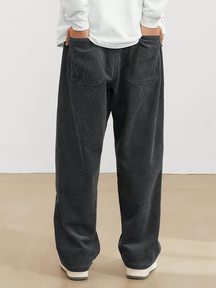 Herren-Cordhose mit weitem Schnitt