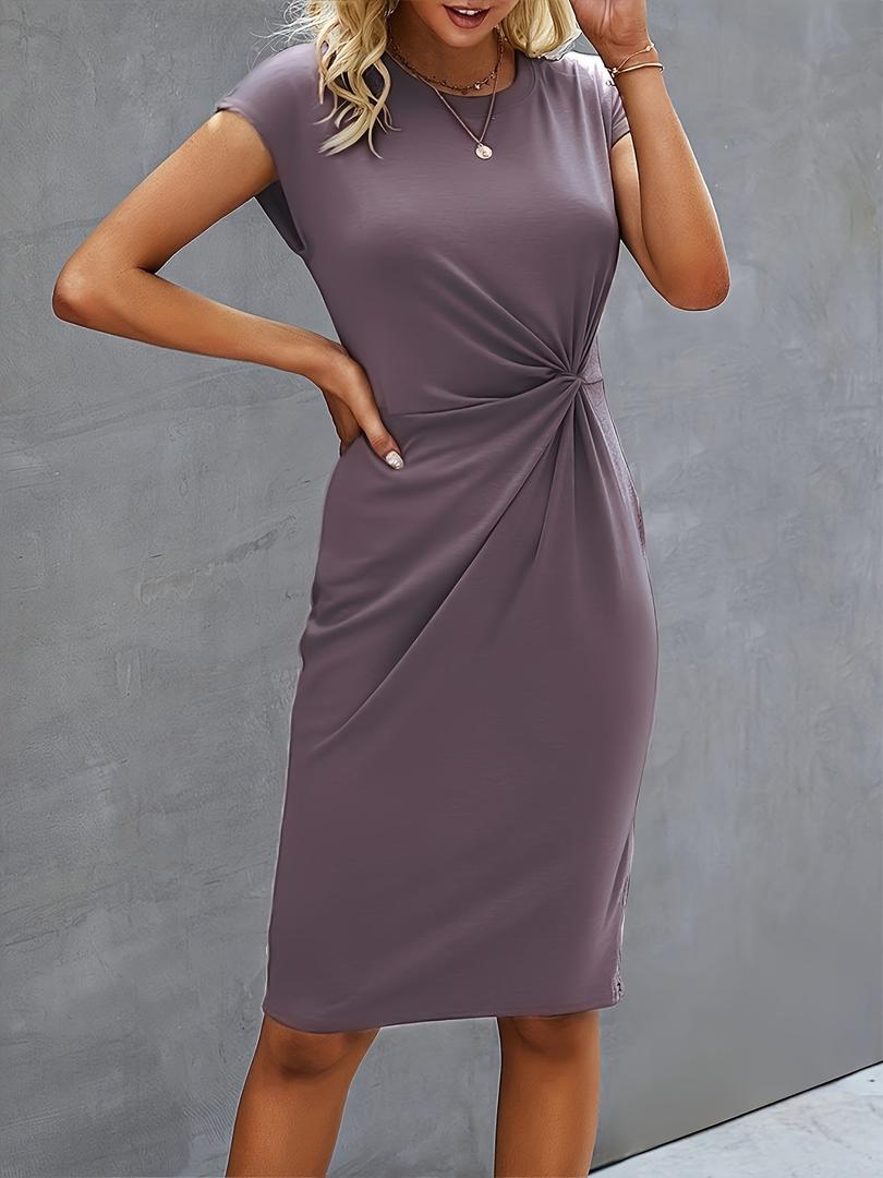 Lässiges Bodycon-Kleid Für Damen | Midi