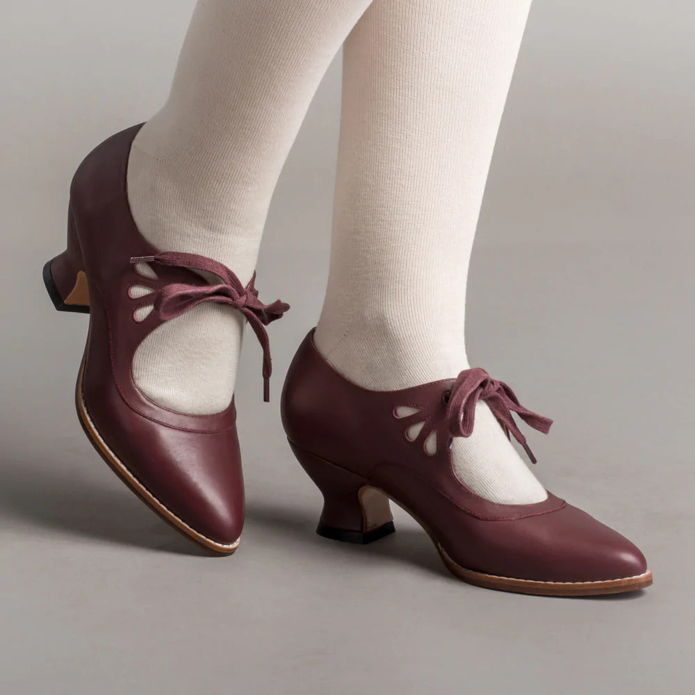 Damen Schuhe mit Cutouts und niedrigem Absatz