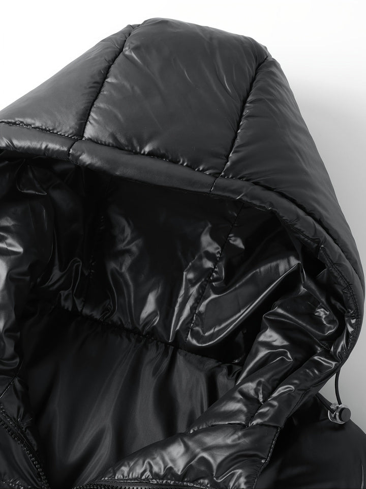 Damen Winter-Daunenjacke Mit Reißverschluss | Lässig