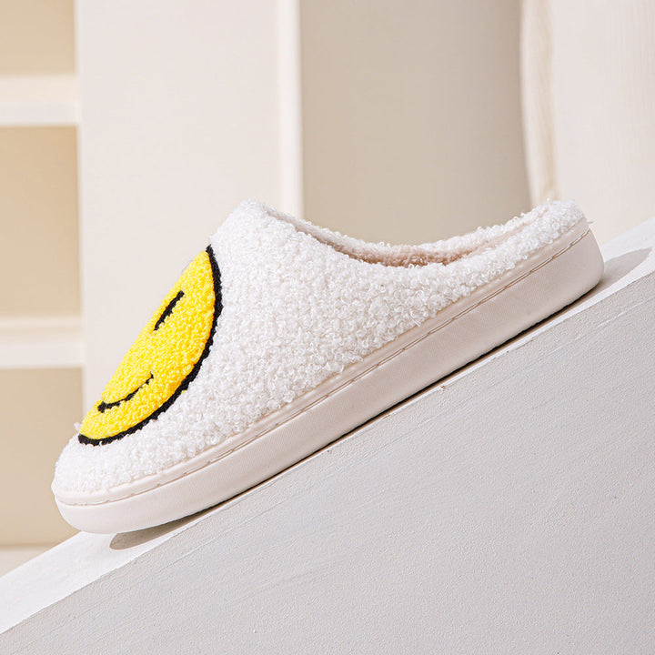 Unisex Hausschuhe Mit Smiley-Muster | Winter