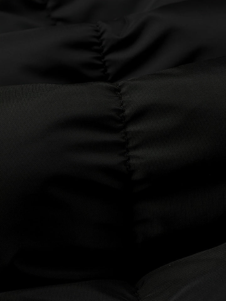 Herren Lässige Daunenjacke Mit Kapuze | Durchgehender Reißverschluss