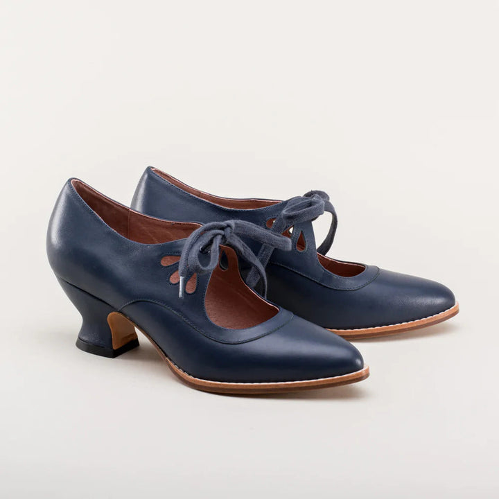 Damen Schuhe mit Cutouts und niedrigem Absatz