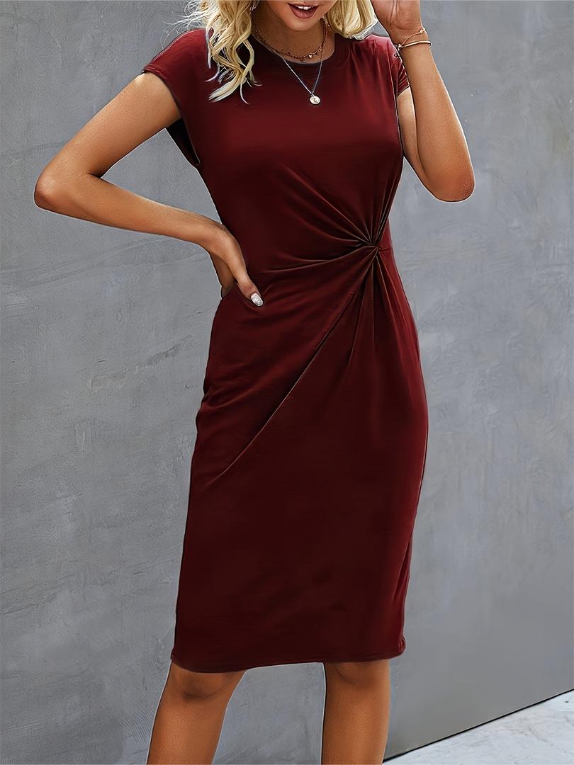 Lässiges Bodycon-Kleid Für Damen | Midi