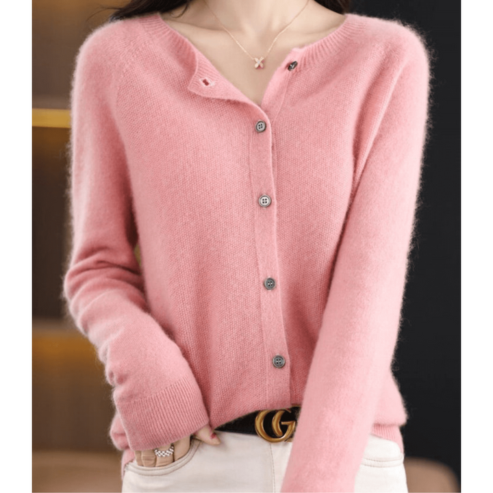 Damen Strickjacke Mit Knopfleiste | Langarm