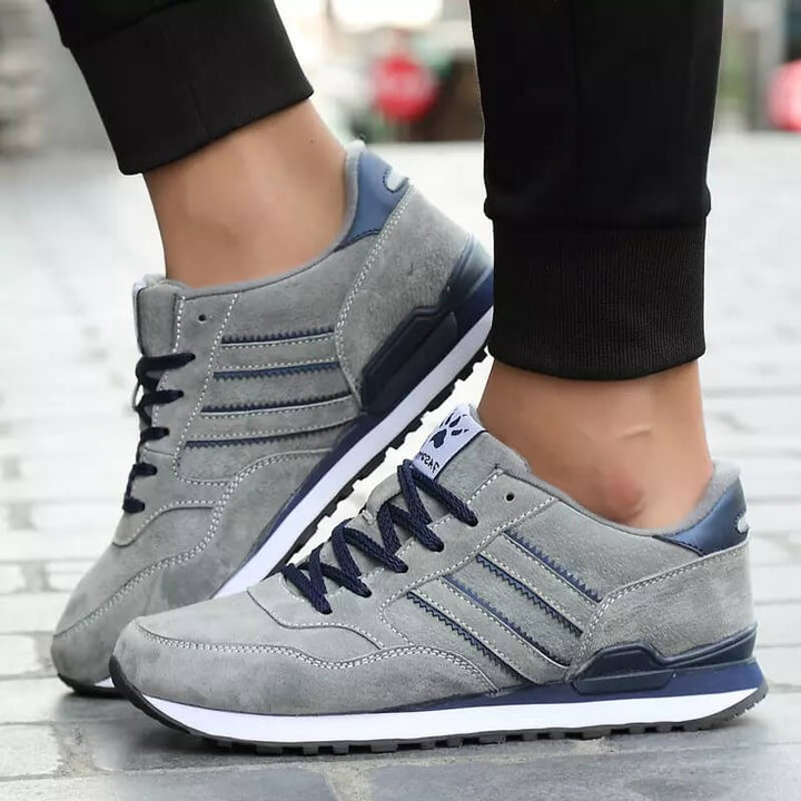 Herren Alle Jahreszeiten Schnürsneaker mit Streifendesign