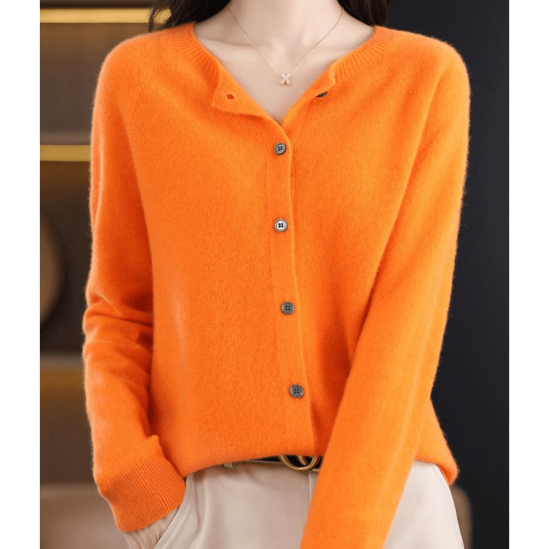 Damen Strickjacke Mit Knopfleiste | Langarm