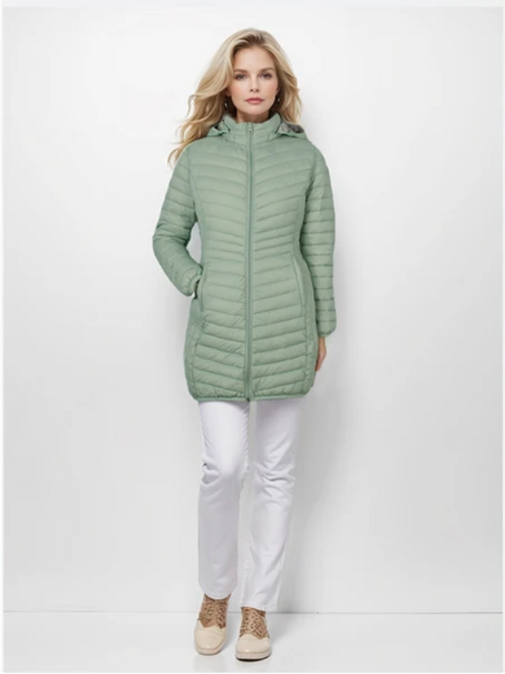 Damen Daunenjacke Mit Kapuze | Mit Reißverschluss