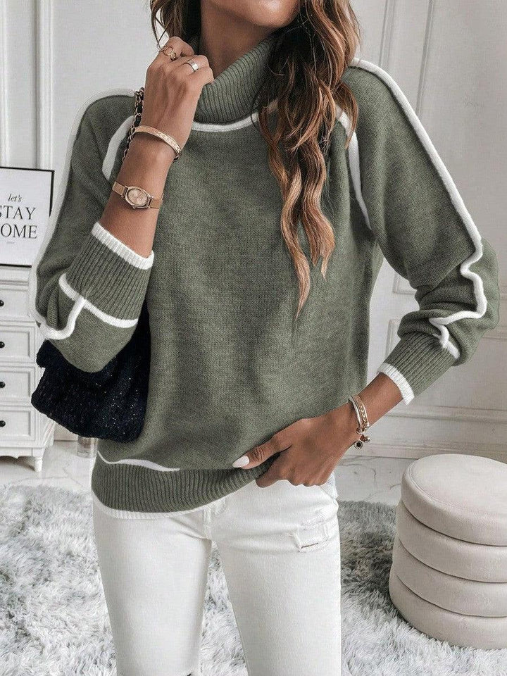 Langärmliger Rollkragenpullover Für Damen | Winter