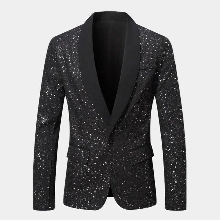 Glitzer-Blazer Für Herren | Langarm