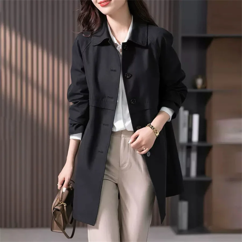 Damen Trenchcoat | Leger