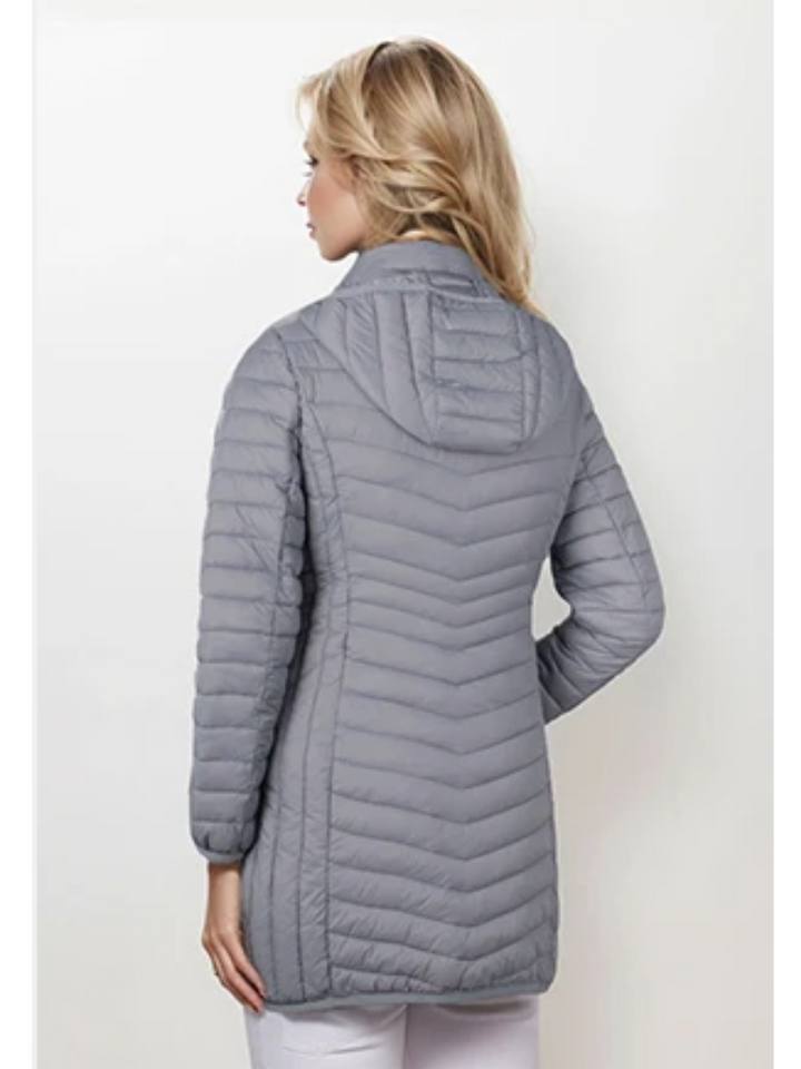 Damen Daunenjacke Mit Kapuze | Mit Reißverschluss