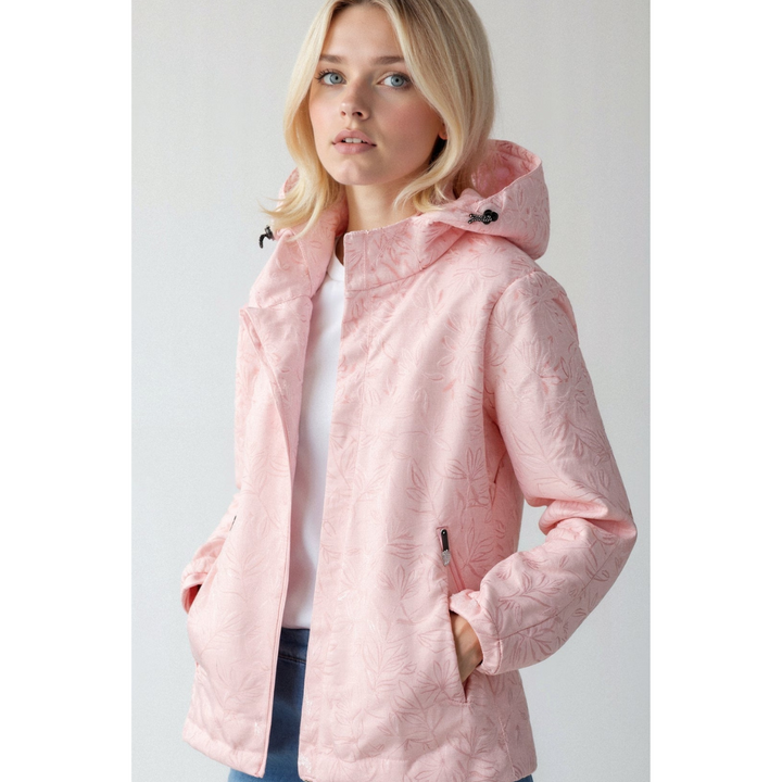 Damen Kapuzen-Regenjacke | Mit Reißverschluss