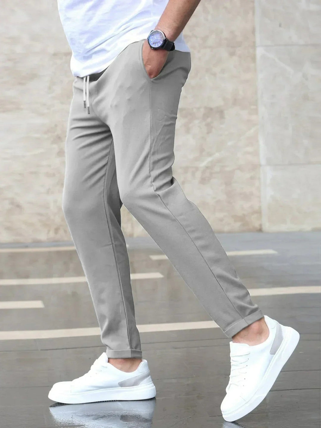 Herrenhose Mit Stretch | Stilvoll