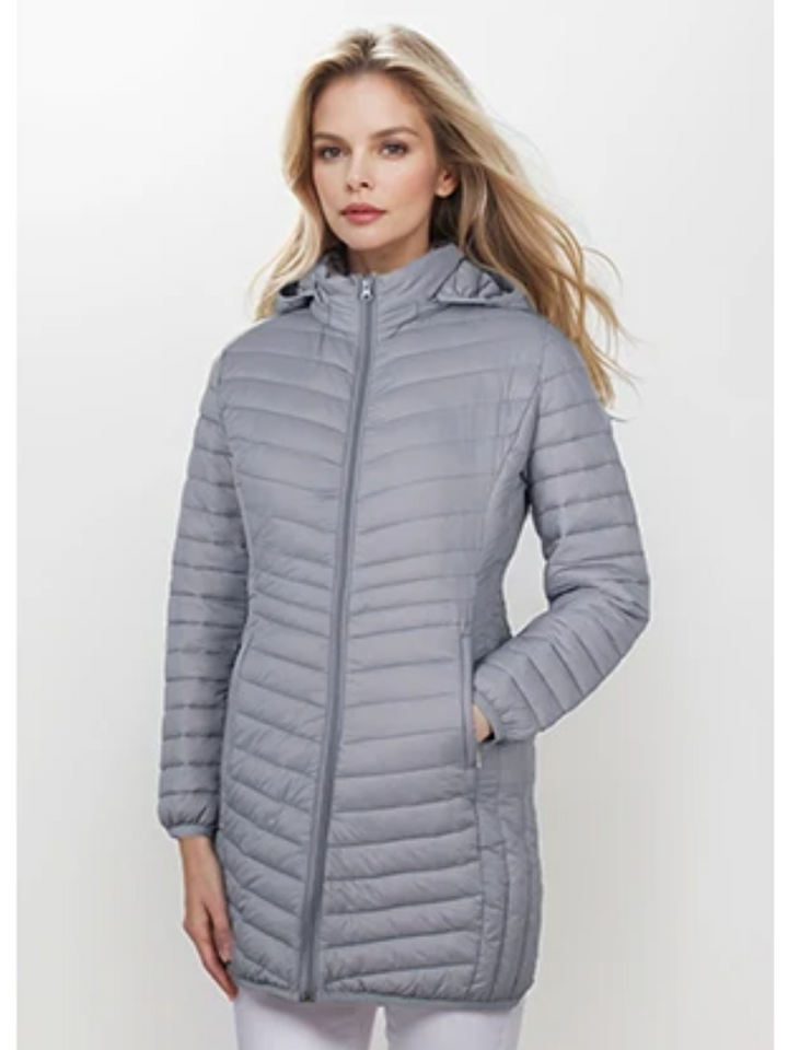 Damen Daunenjacke Mit Kapuze | Mit Reißverschluss