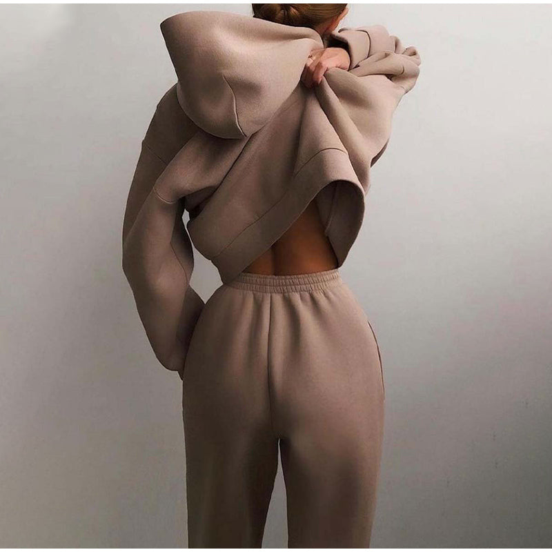Loungewear-Set Für Damen | Mit Kapuze
