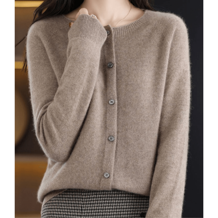 Damen Strickjacke Mit Knopfleiste | Langarm