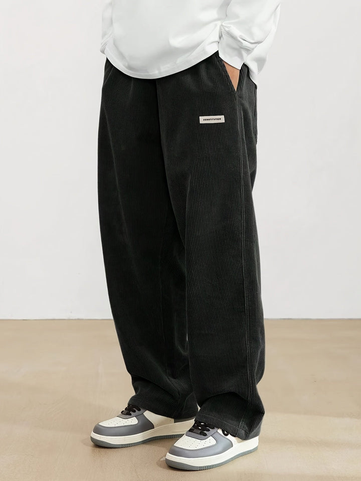 Herren-Cordhose mit weitem Schnitt
