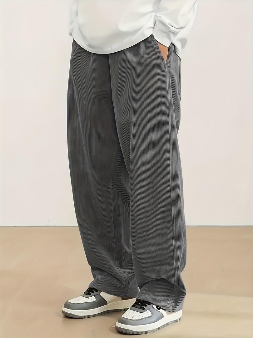 Herren Cordhosen Mit Geradem Bein | Mit Tasche