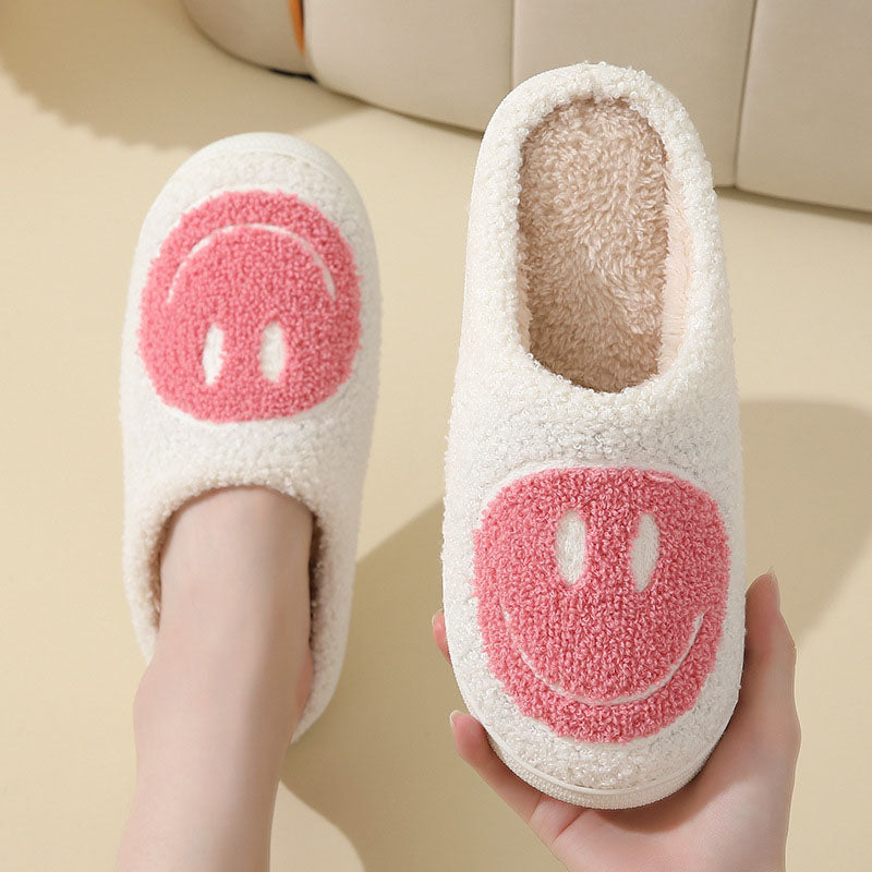 Unisex Hausschuhe Mit Smiley-Muster | Winter