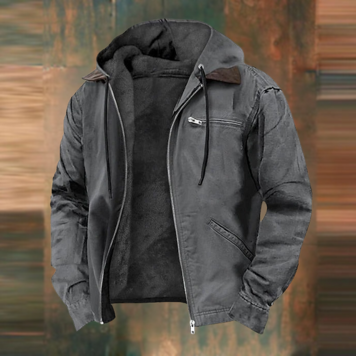 Herren Kapuzenjacke Mit Vielen Taschen | Mit Reißverschluss