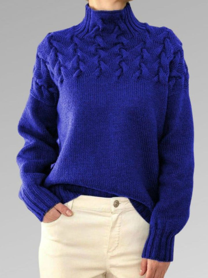 Gestrickte Rollkragenpullover Für Damen | Stilvoll