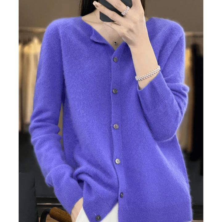 Damen Strickjacke Mit Knopfleiste | Langarm