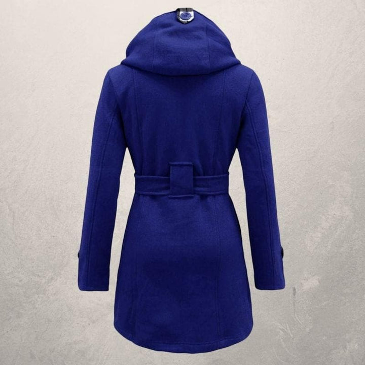 Damen Winter Zweireihiger Mantel | Mit Gürtel