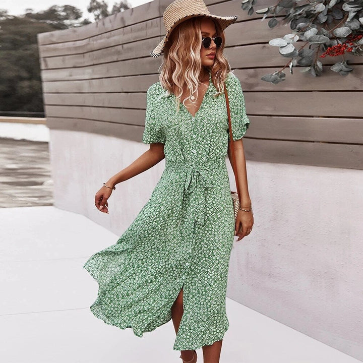 Sommer Midikleid mit Floralprint für Damen