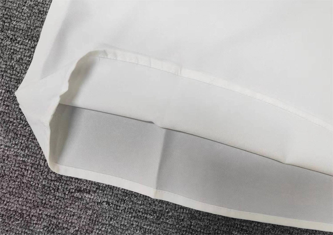 Damen Bluse mit kurzen Puffärmeln und asymmetrischem V-Ausschnitt