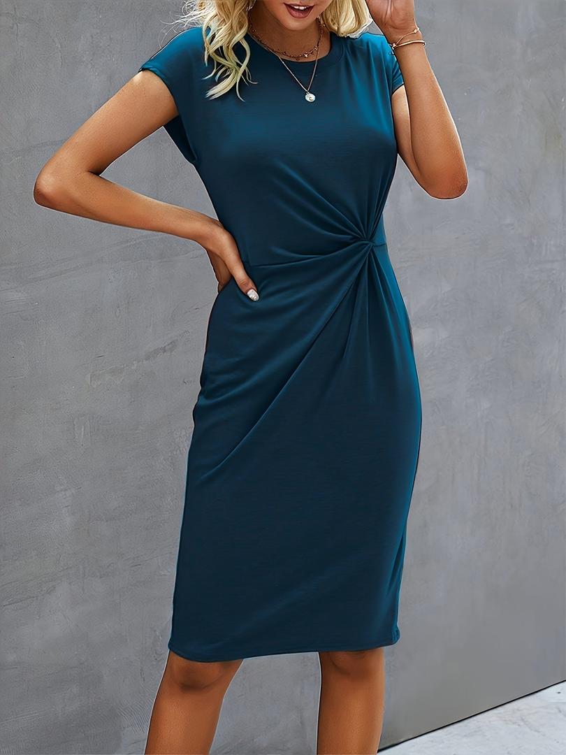 Lässiges Bodycon-Kleid Für Damen | Midi