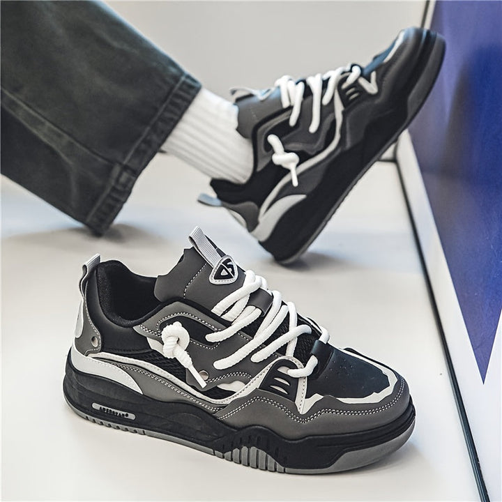 Herren-Sport-Schuhe mit geometrischem Muster