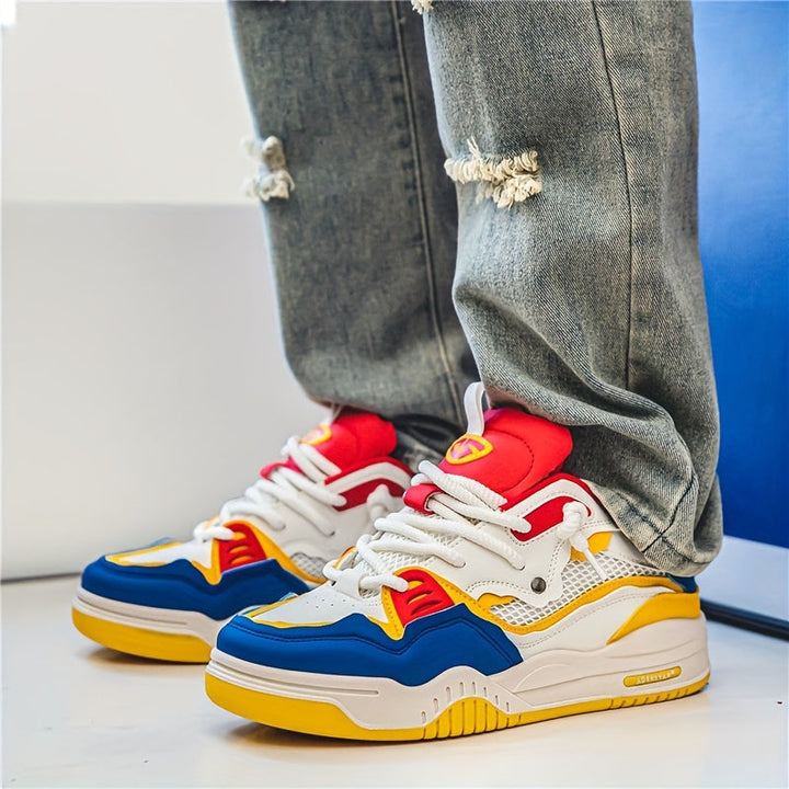 Herren-Sport-Schuhe mit geometrischem Muster