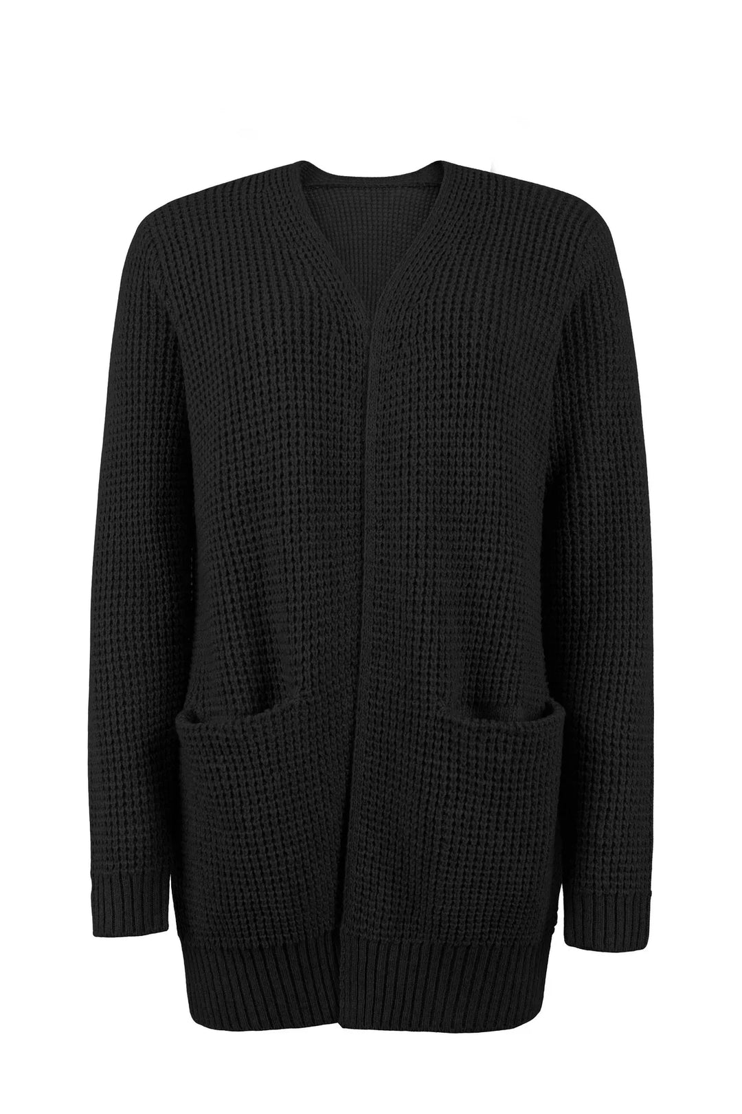 Damen Strickjacke Mit Langem Ärmel | Mit Tasche