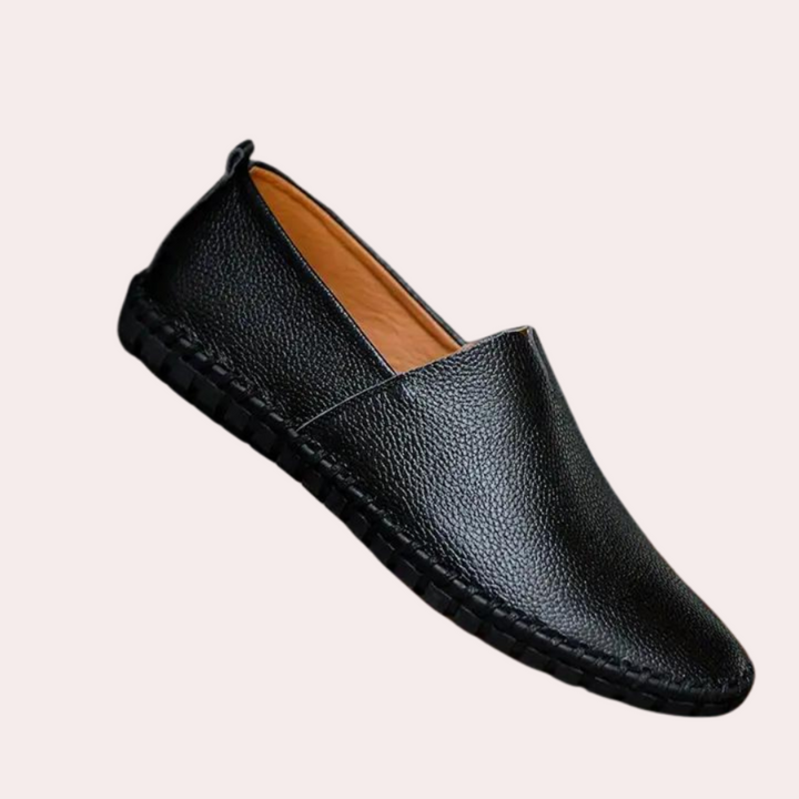 Slip-On-Loafer für Herren mit Obermaterial aus veganem Leder
