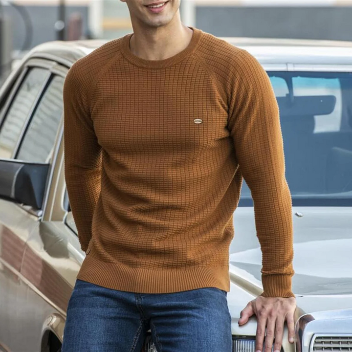 Herren Langarm Strickpullover | Winter