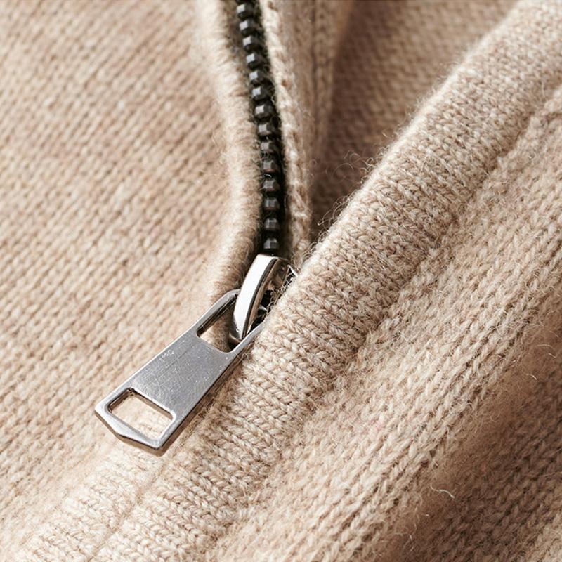 Lässiger Herrenpullover Mit Halbem Reißverschluss | Langarm