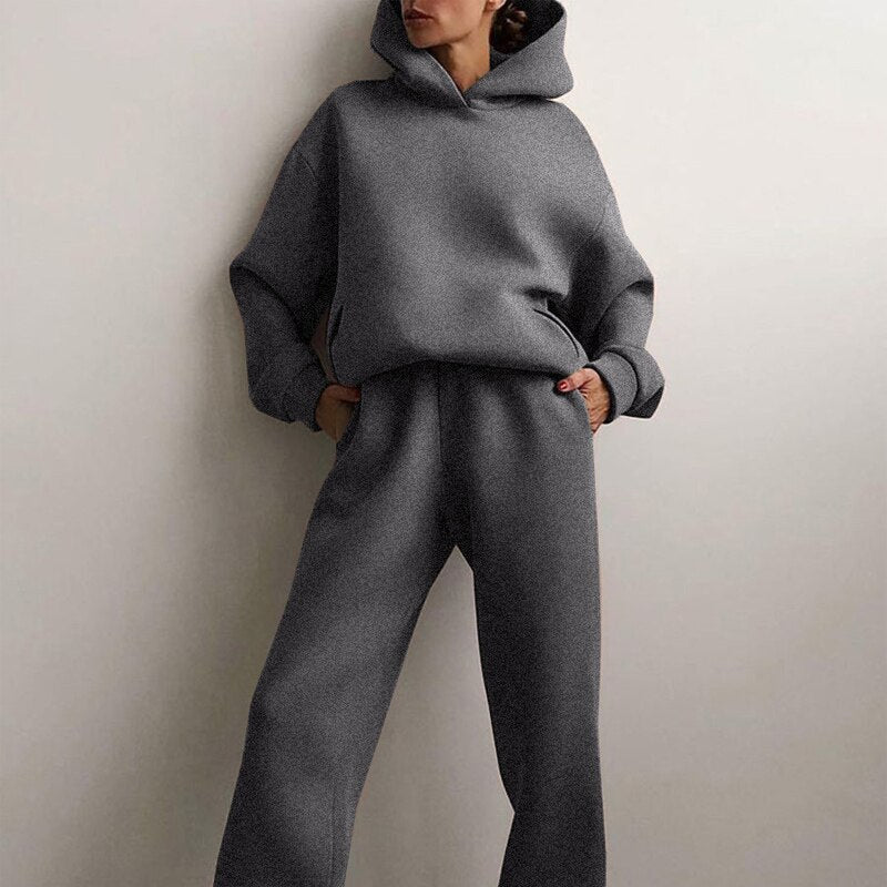 Loungewear-Set Für Damen | Mit Kapuze