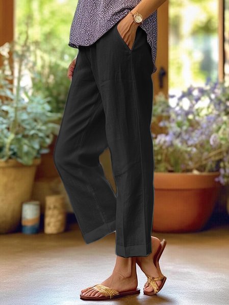 Damen Sommerhose mit Taschen