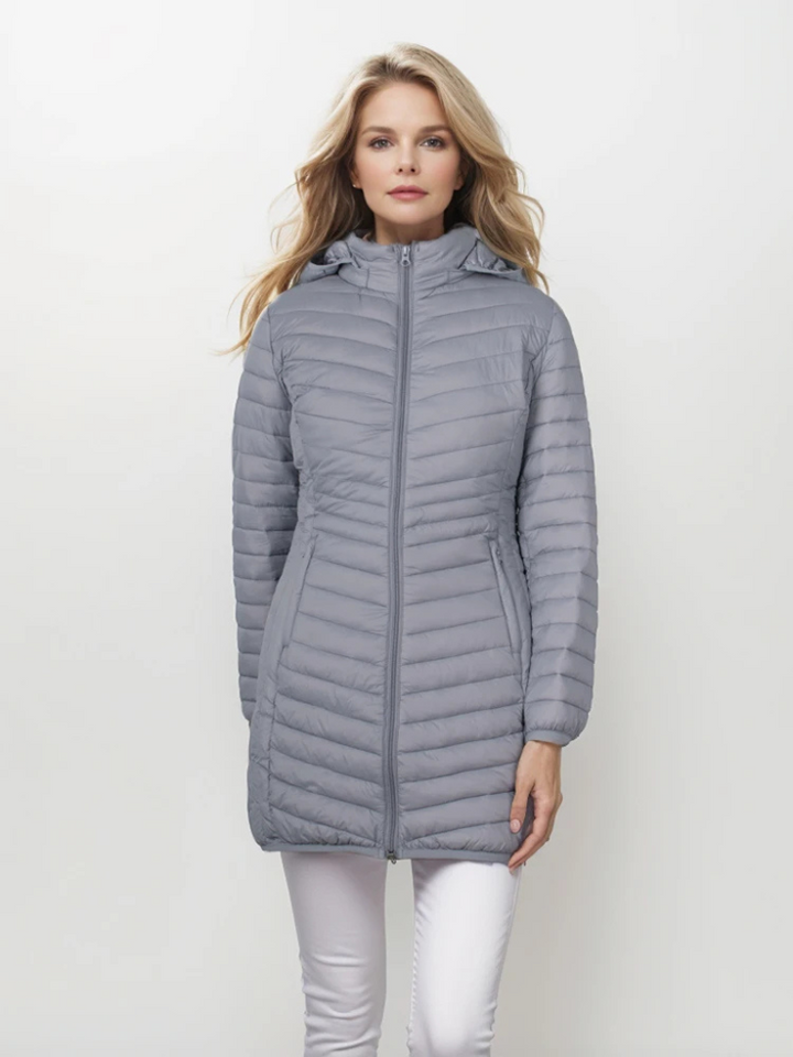 Damen Daunenjacke Mit Kapuze | Mit Reißverschluss