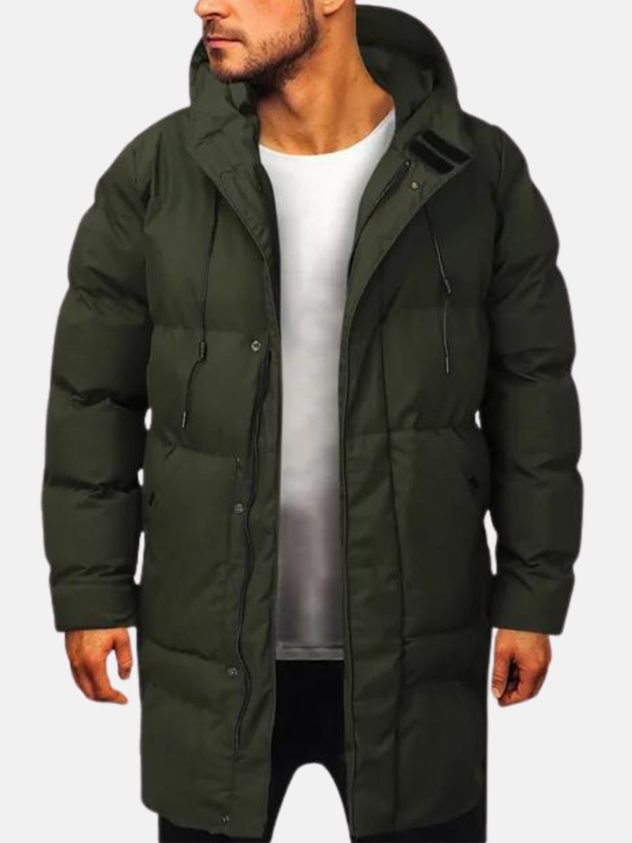 Herren Parka Mit Reißverschluss | Langarm