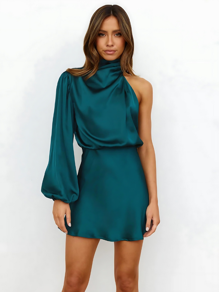 One-Shoulder-Minikleid für Damen