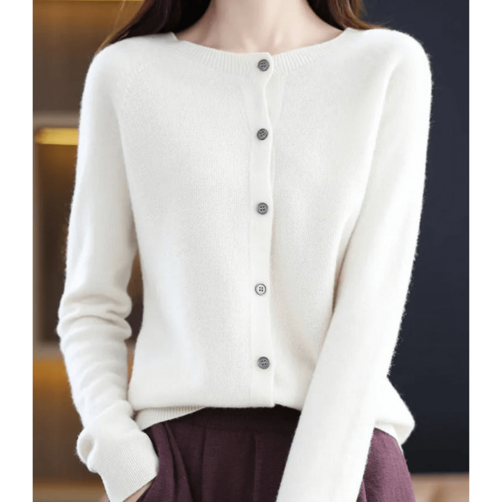 Damen Strickjacke Mit Knopfleiste | Langarm
