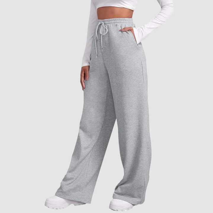 Damen High Waist Jogginghose | Lockere Passform