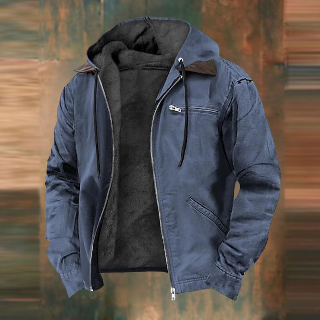 Herren Kapuzenjacke Mit Vielen Taschen | Mit Reißverschluss