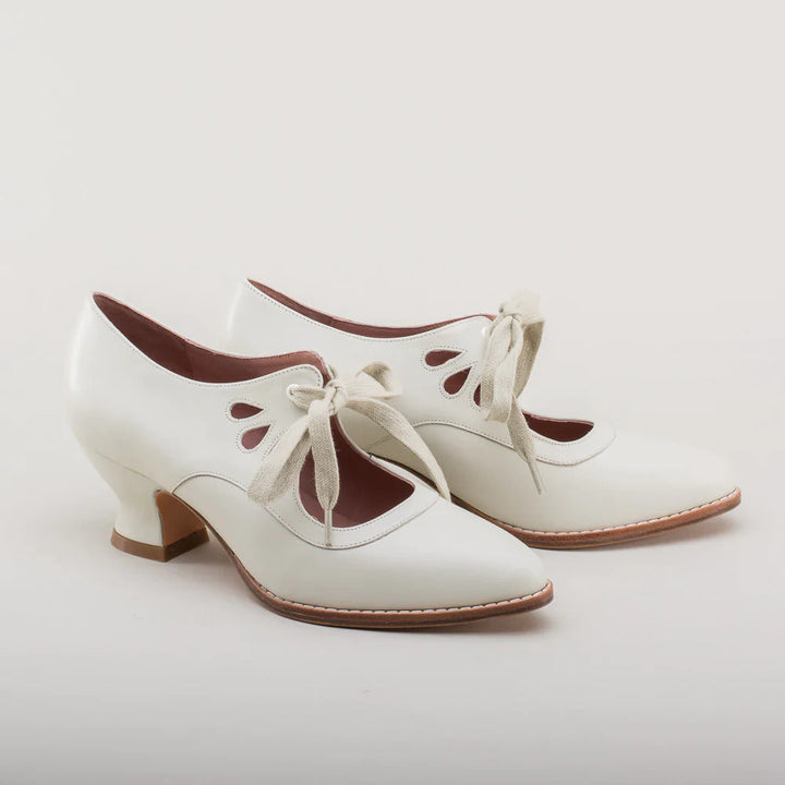 Damen Schuhe mit Cutouts und niedrigem Absatz
