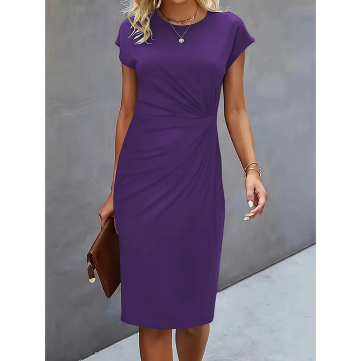 Damen Abendkleid Mit Kurzarm | Midi