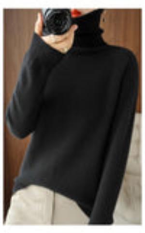 Damen Rollkragen-Winterpullover | Langarm