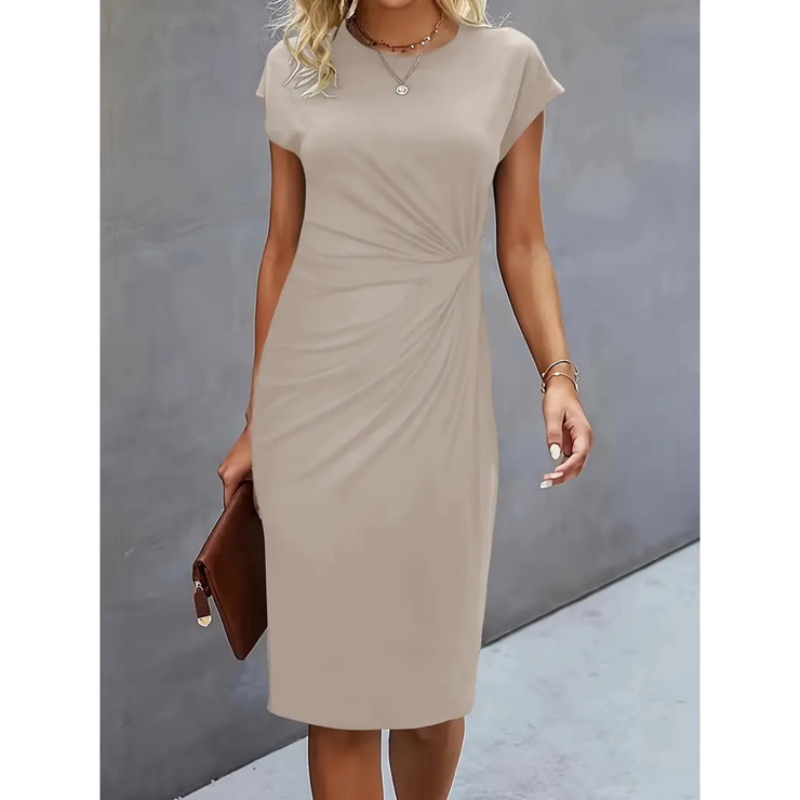 Damen Abendkleid Mit Kurzarm | Midi