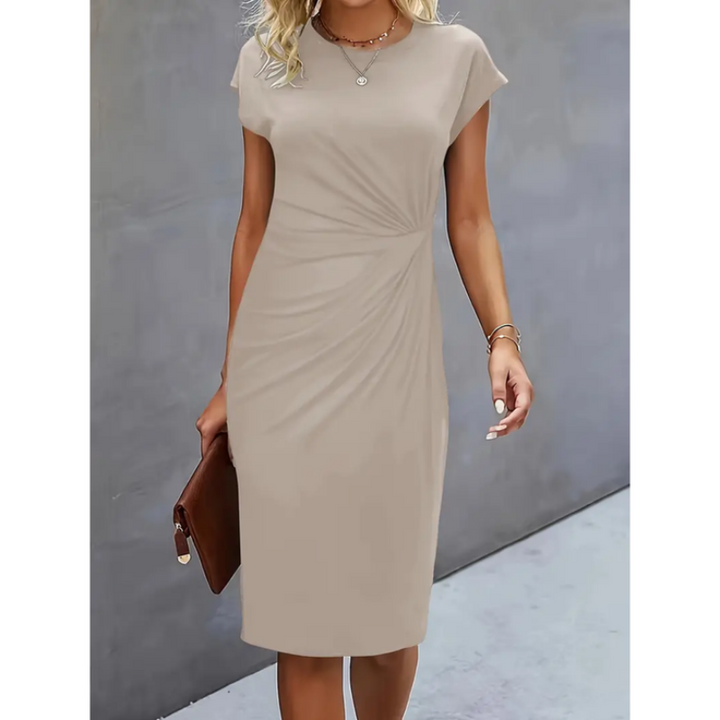 Damen Abendkleid Mit Kurzarm | Midi